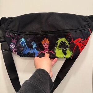 Disney Villains Black Fanny Pack